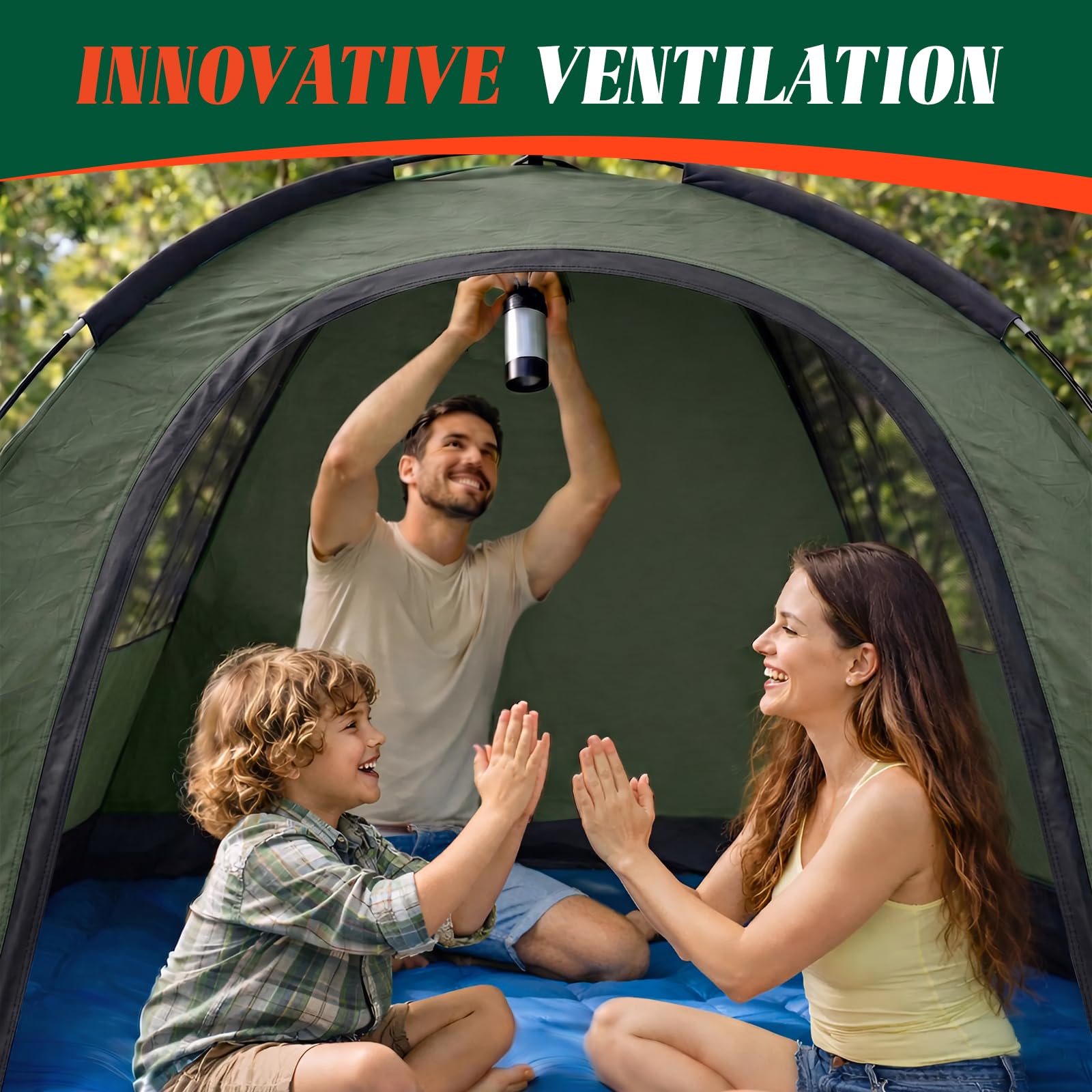 Zelt 2-3 Personen Camping Zelte - Ultraleichte Campingzelt Kuppelzelt Winddicht 3-4 Saison mit Abnehmbarer äußerer Zeltplane, Kleine Packungsgröße, Geeignet für Camping Wandern Backpacking Familien