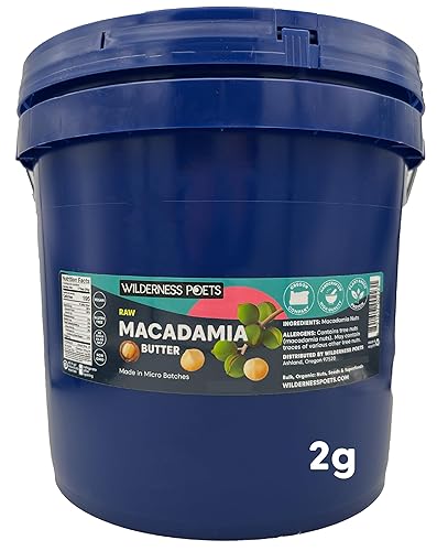 Vista 11 de Mantequilla de macadamia raw de Wilderness Poets