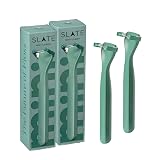 Slate Flosser Mini Reusable Floss Pick 2-Pack, Mint nHa Travel-Ready Set Mint Mini Flosser
