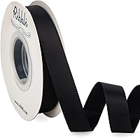 Vista 99 de Ribbli - Cinta de satén roja de doble cara, 1 pulgada x 25 yardas, cinta de tela para uso en ramo de lazos, envoltura de regalo de Navidad, arreglo