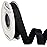 Ribbli Black Satin Ribbon 5/8 inch x Continuous 25 Yards,Double Faced Satin Use for Craft, Gift Wrapping, Christmas Ornaments, Hair Bows, Bouquet Bows