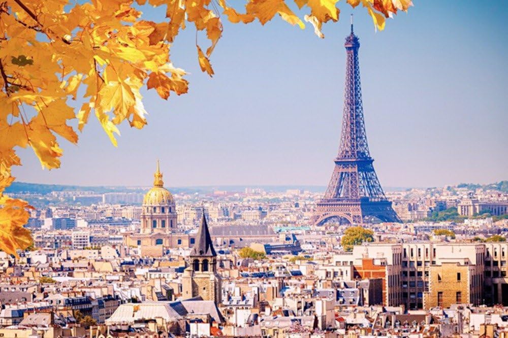 Wooden adult puzzle The Eiffel Tower, Paris France Premium 1000-Piece Puzzle