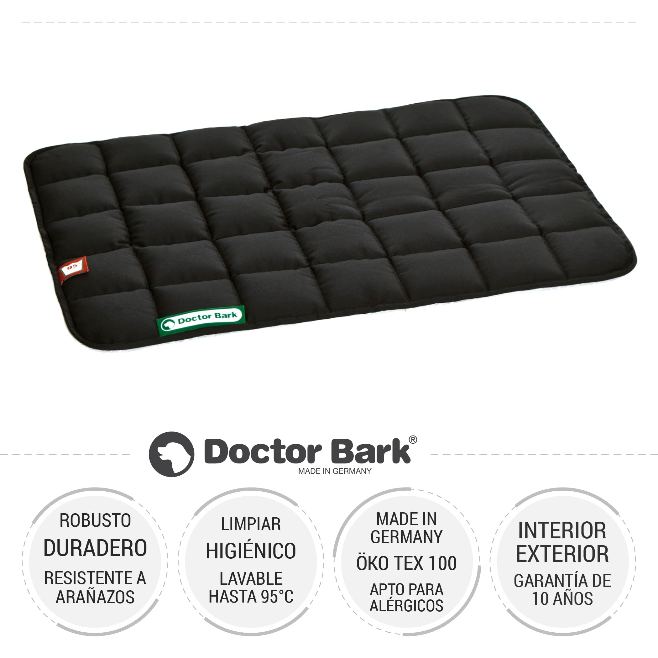 Doctor Bark Manta de Perros, Robusto, Lavable a 95 ° C - Disponible en Diferentes tamaños y Colores