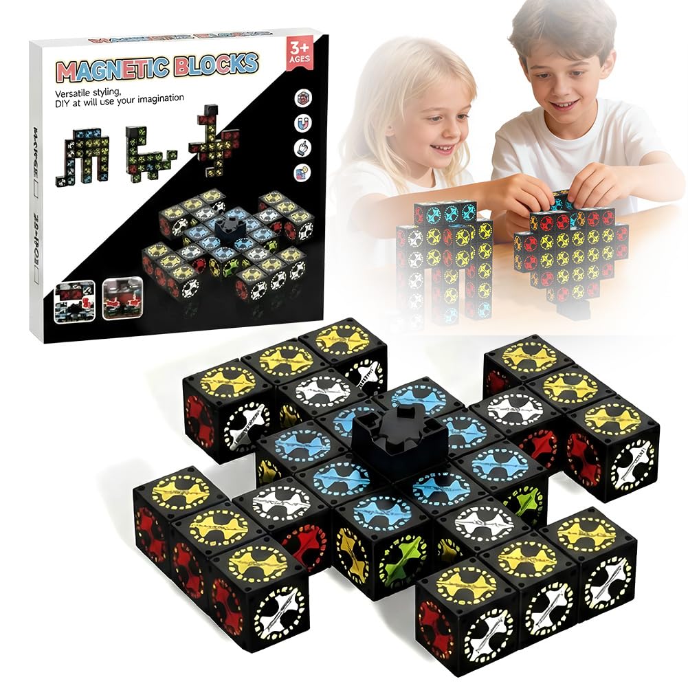 Fidget Spinner Mini -, 3 in 1 Toy: Transformable Fidget Spinner, Infinity Cube, 2x2 Puzzle Cube, Gift for Kids/Adults
