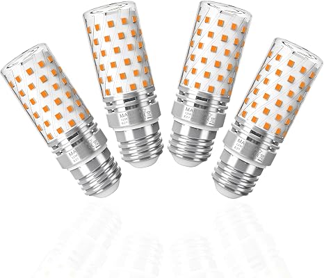 Led E27 12w Warmweiss 3000k 1400lm Led Lampe Entspricht 100w Halogenlampe E27 Led Mais Lampen Birne Nicht Dimmbar 4er Pack Amazon De Beleuchtung