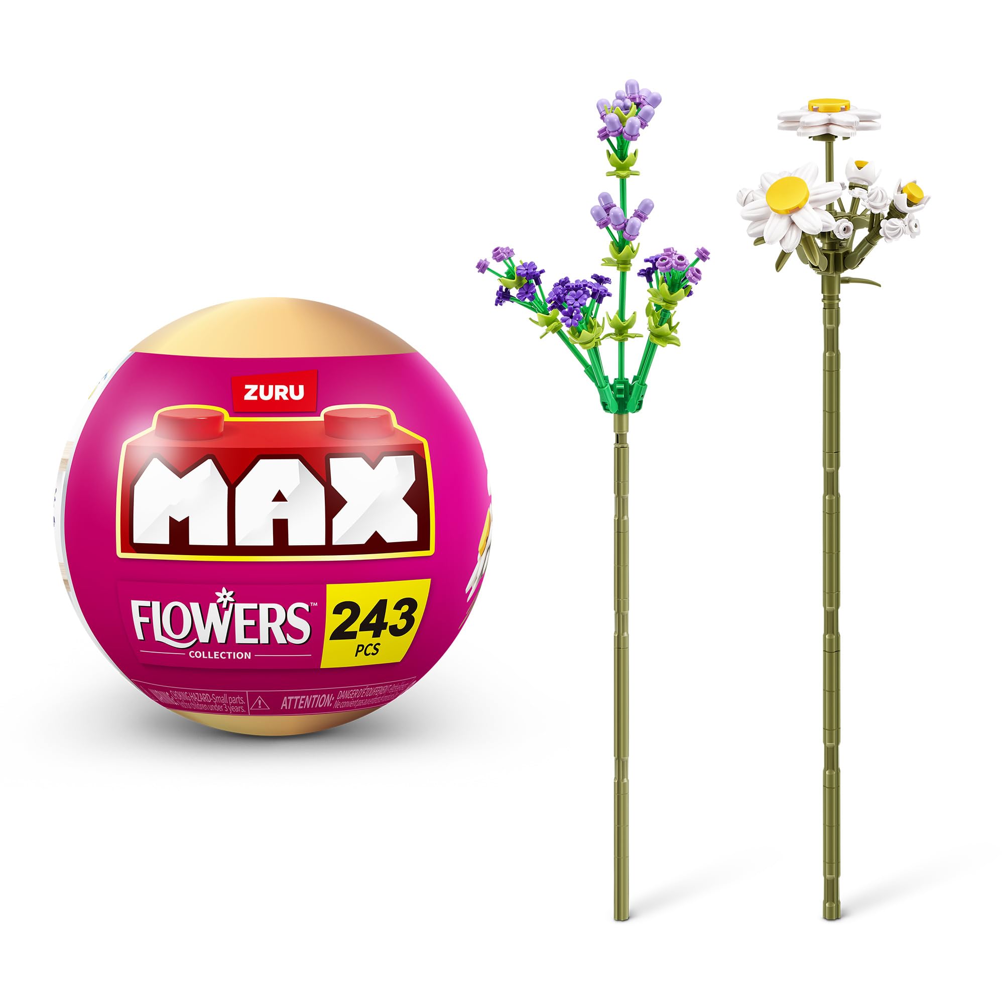 Amazon | Zuru Max Flowers 1ピース | 積み木 | おもちゃ