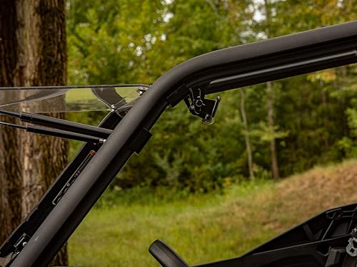 Miniatura 6 de SuperATV Espejo retrovisor curvado UTV para Can-Am Maverick X3/MAX/Trail/Sport (ver accesorio) | Espejo central convexo UTV de 17 x 3 pulgadas | Se