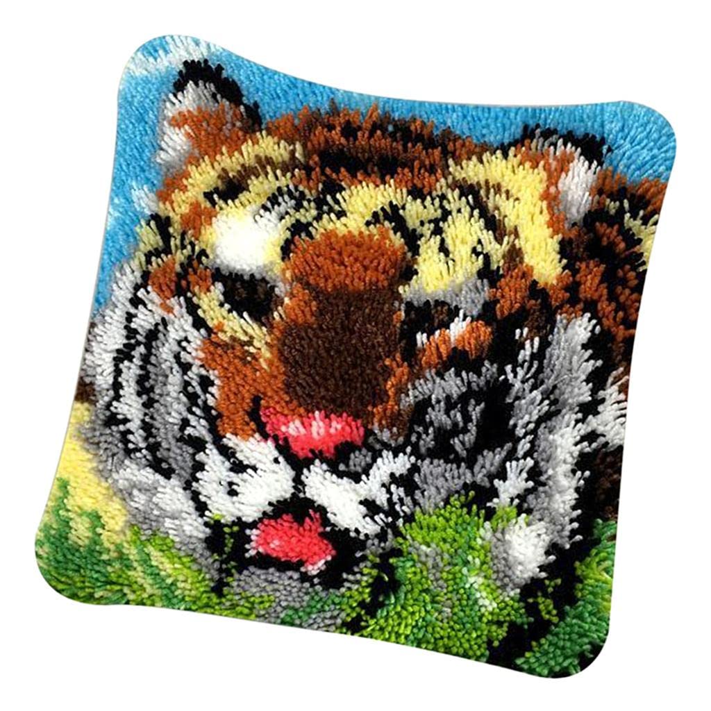 ATORSE 1 Set DIY Latch Hook Kits with Animals Pattern for Cross Stitch Lovers Zd73Crafts|Needlecrafts & Yarn|Rug Making|Latch Hooking|Latch Hooking Kits-image-28