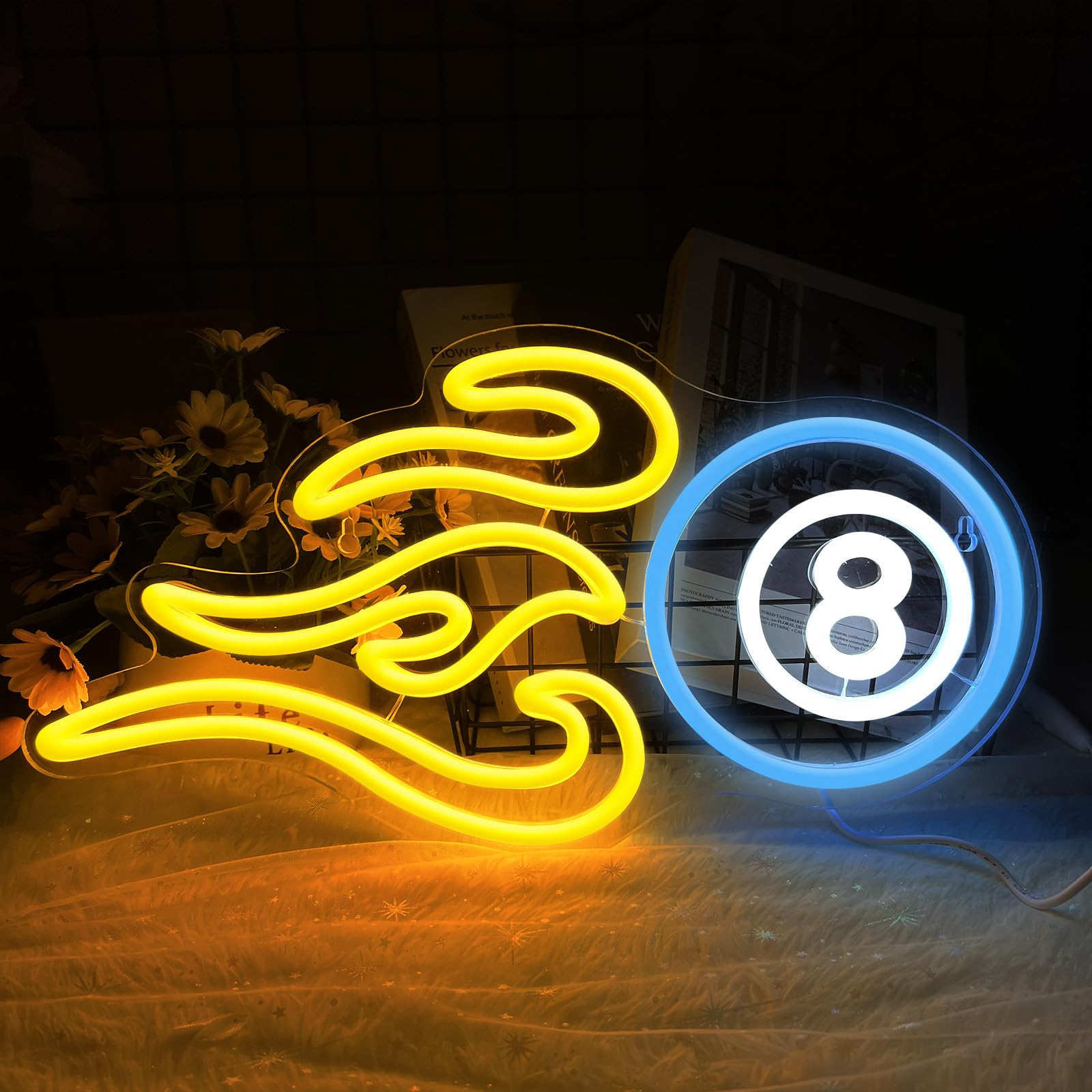 ビリヤード ハスラー プールバー ナインボール ライト 照明 ネオン NEON ビリヤード ハスラー プールバー ナインボール ライト 照明