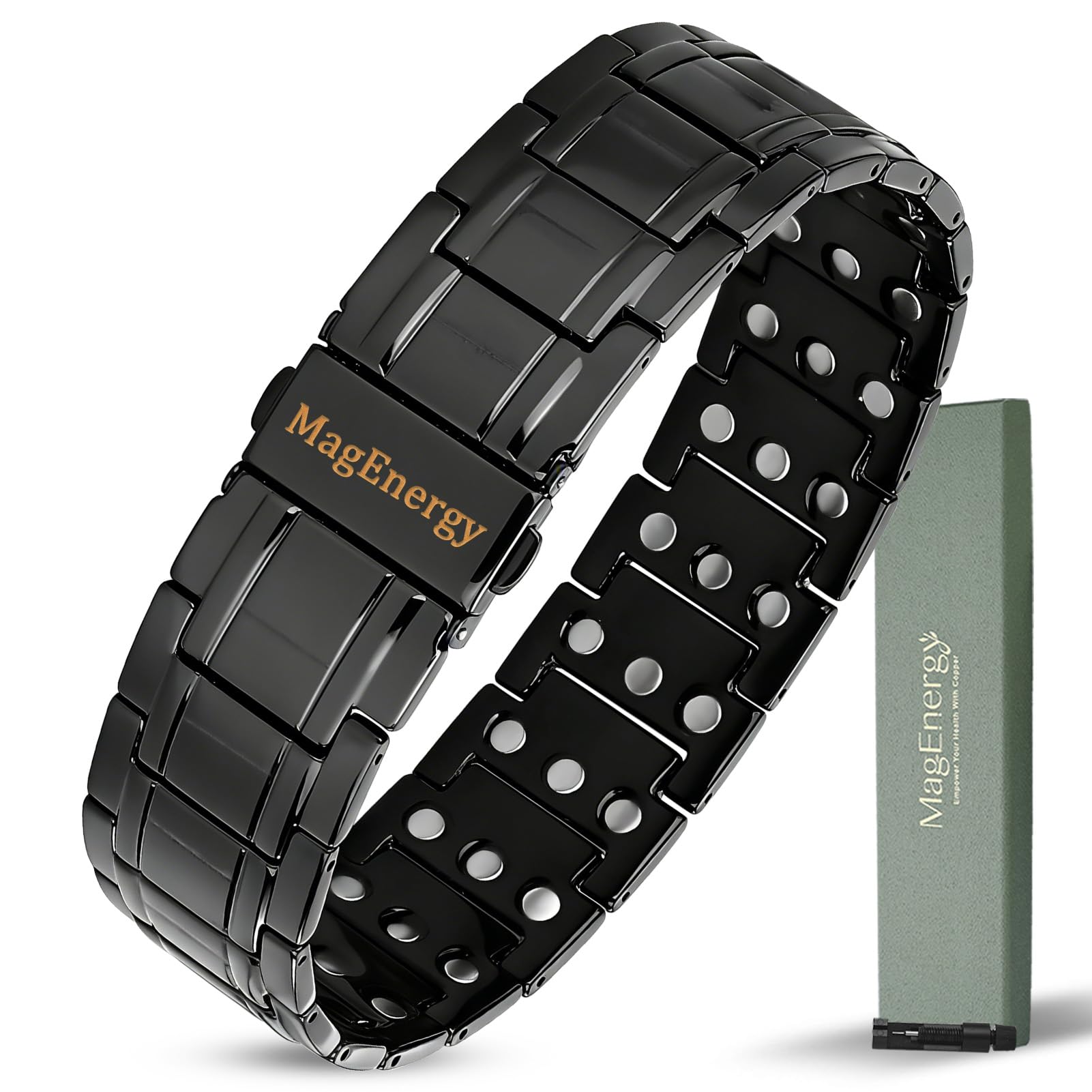MagEnergy Copper Bracelet for Men-3X Copper Magnetic Bracelets