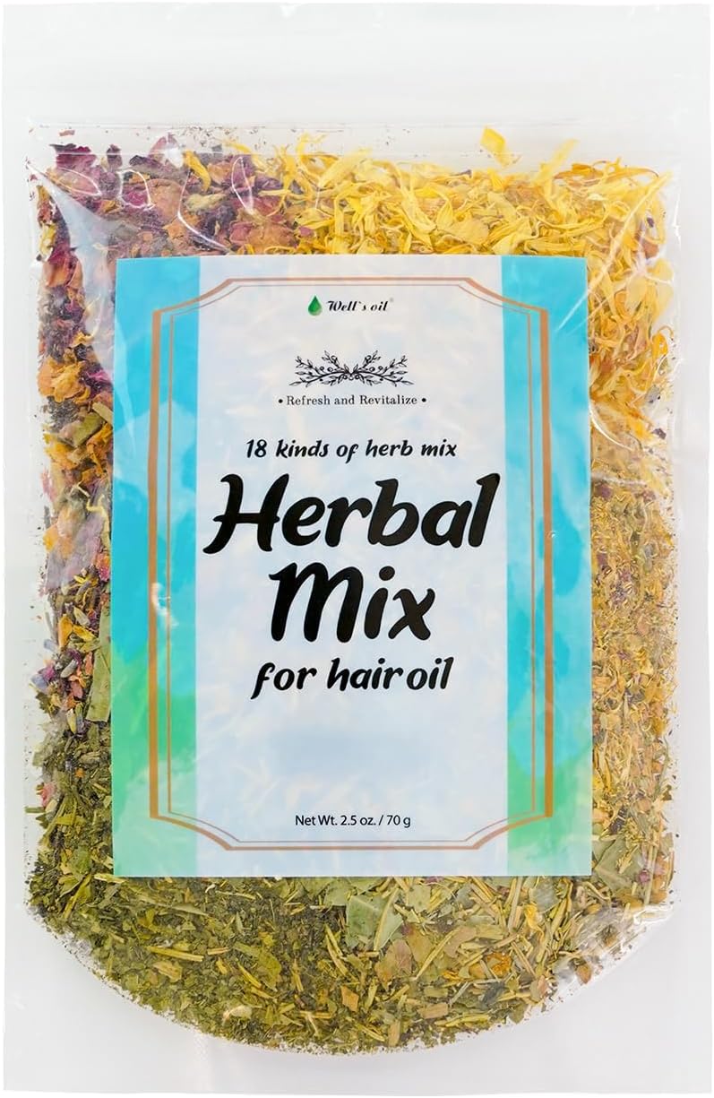 Herbal Mix | 18 Botanical Herbs | DIY Herbal Infusion Ingredient | Cosmetic Use Only | 2.5 oz (70 g)