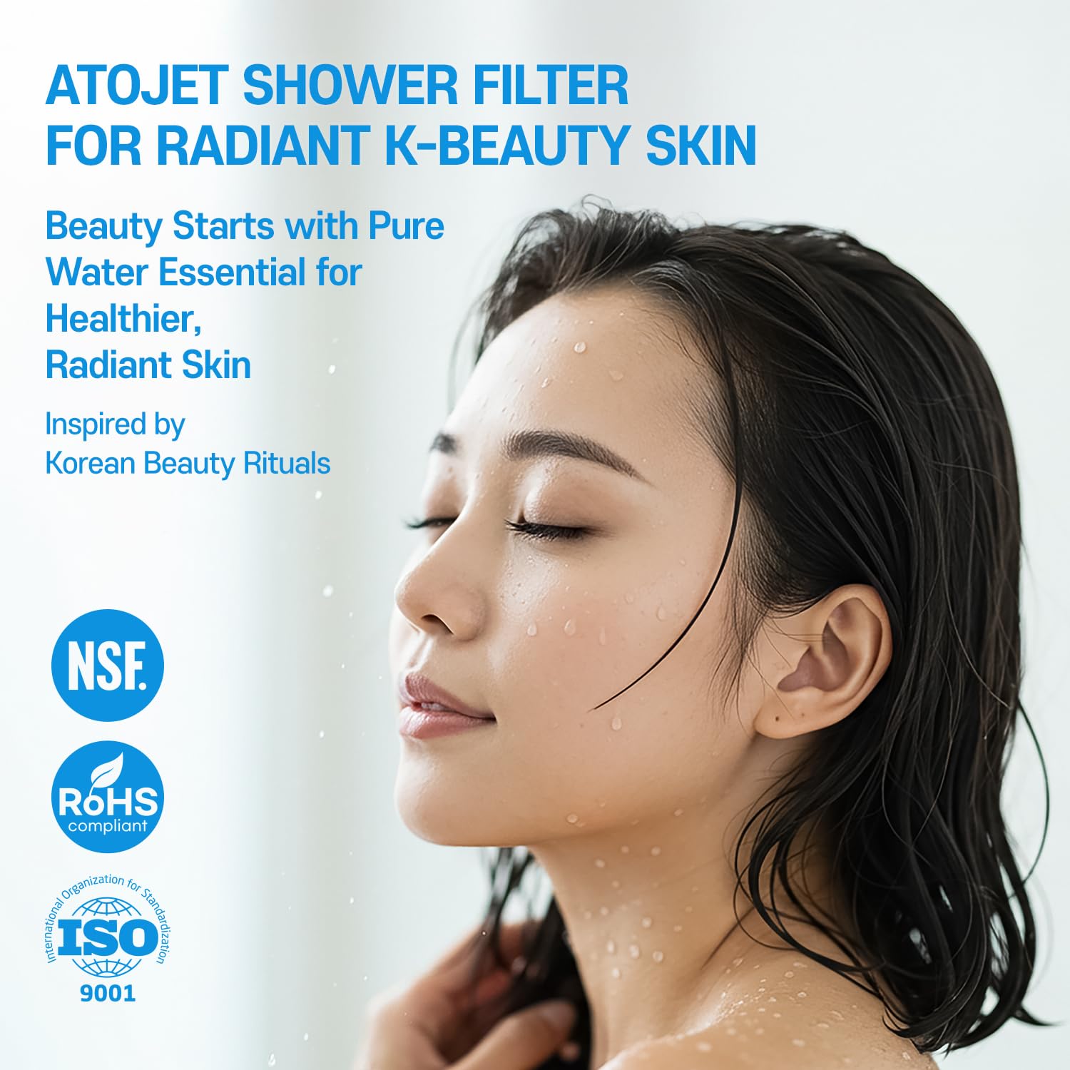Atojet Showerhead Replacement Filters Inspired By Korea's Beauty Culture | Pure Sediment Filters (Head 6pcs+Body 6pcs) for use with AJ-8200 / AJ-8200MC