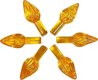 National ArtcraftÂ® Medium Twist-Style Ceramic Christmas Tree Lights for Your New or Vintage Ceramic Christmas or Anytime Tree - Gold (144 Pieces)