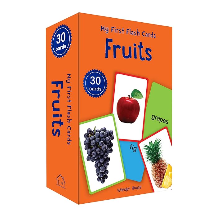 Buy My First Flash Cards Fruits 30 Early Learning Flash Cards For