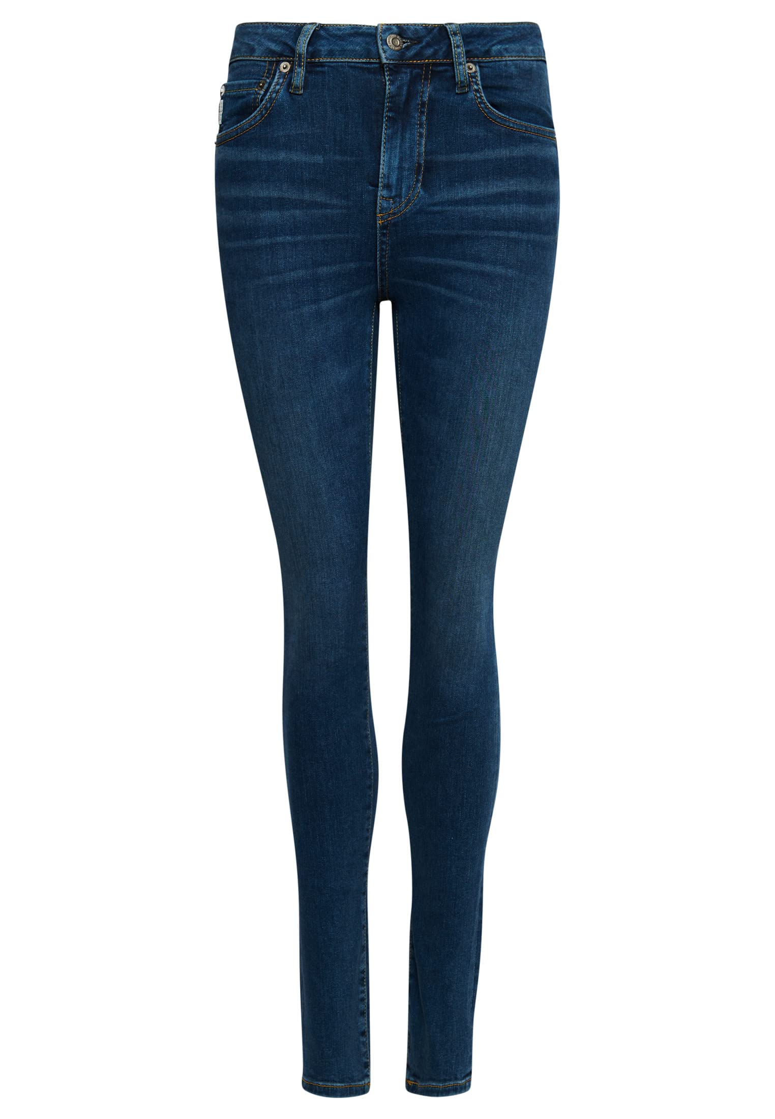 Superdry Women's Fulton Vintage Blue Vintage High Rise Skinny Jeans W7010796a 27 27W