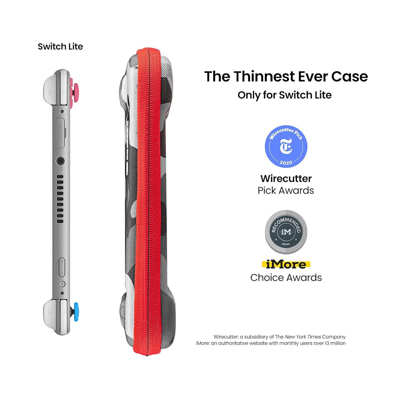 Buу 1 gеt 1 tomtoc Switch Lite Case, Slim Protective Carrying Case with Original Patent, Travel Storage Switch Lite Sleeve with 8 Game Cartridges and Military Level Protection for Nintendo Switch Lite Nеw Prоduсt tomtoc Switch Lite Case, Slim Protective Carrying Case with Original Patent, Travel Storage Switch Lite Sleeve with 8 Game Cartridges and Military Level Protection for Nintendo Switch Lite