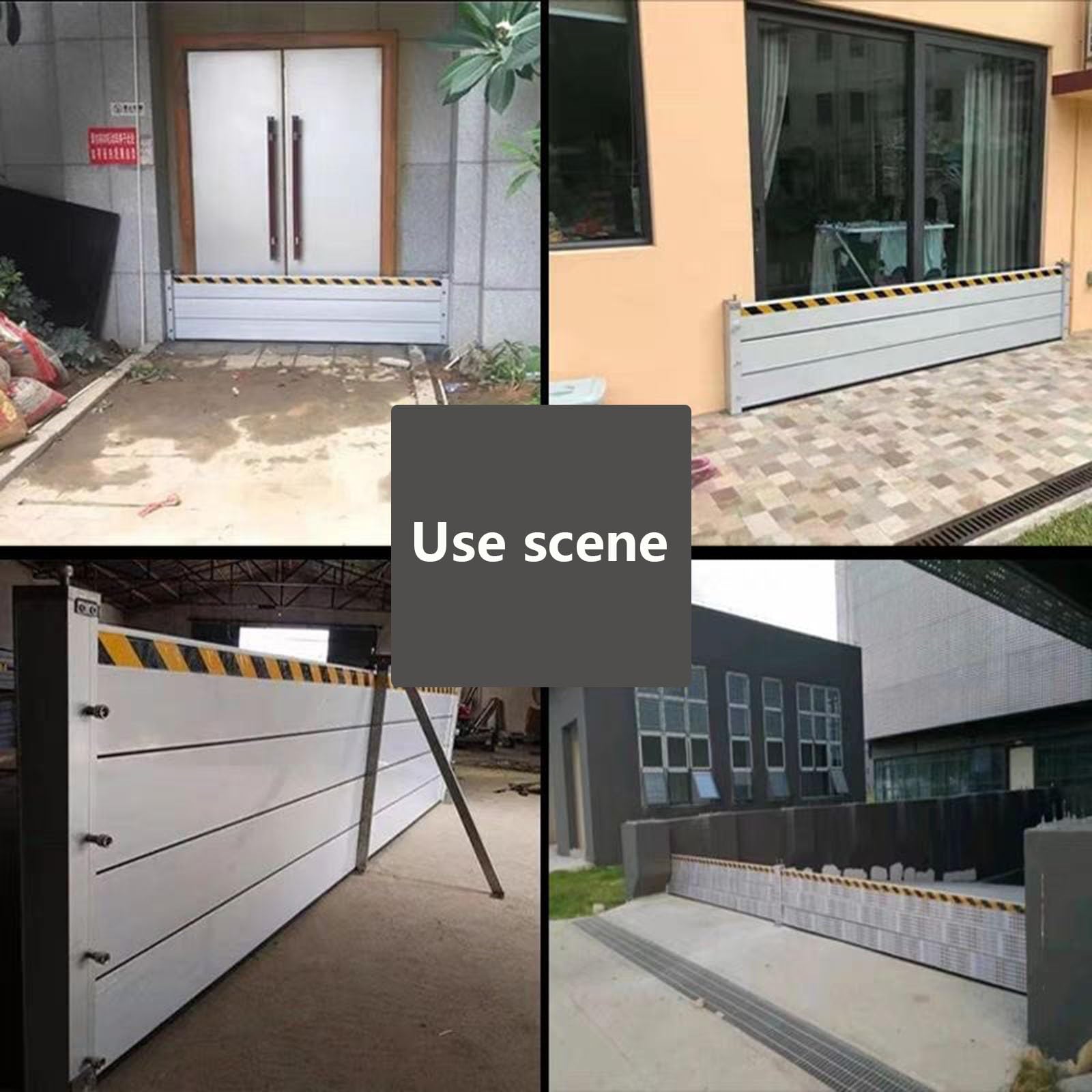 Barreras De Protección Contra Inundaciones Reutilizables, Deflector De Aluminio Para Puertas De Viviendas, Garajes Subterráneos Y Tiendas, Totalmente Impermeable, Fácil De Instalar, Personalizable(2.5