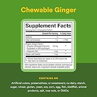 Vista 4 de Natural Factors Jengibre masticable 500 mg, 90