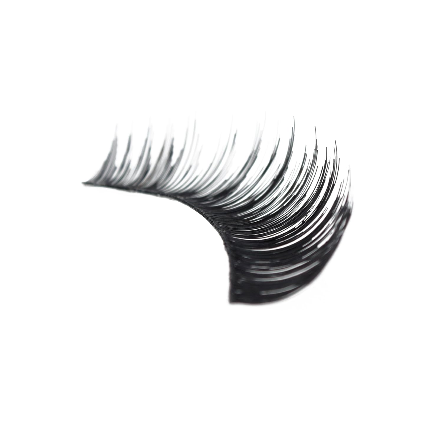 Amorus 12 Pairs Multipack #47 False Eyelashes Dozen Set 100% Natural Hair Black Handmade Comfortable Reusable Strip Fake Lashes Pack