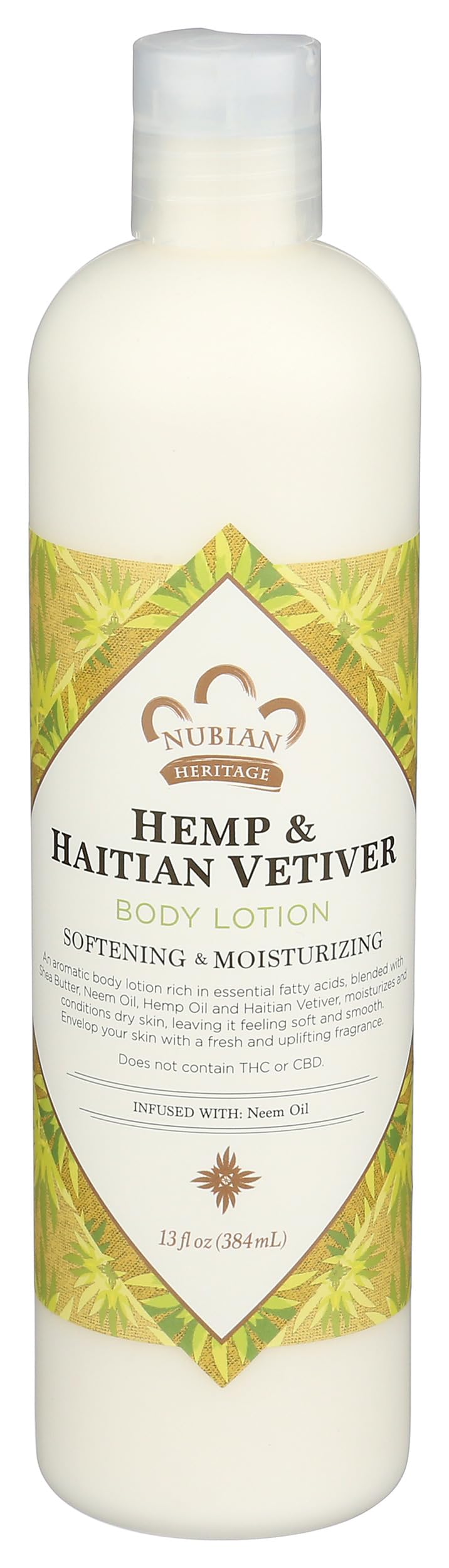 Body Lotion, Indian Hemp & Haitian Vetiver - 13oz