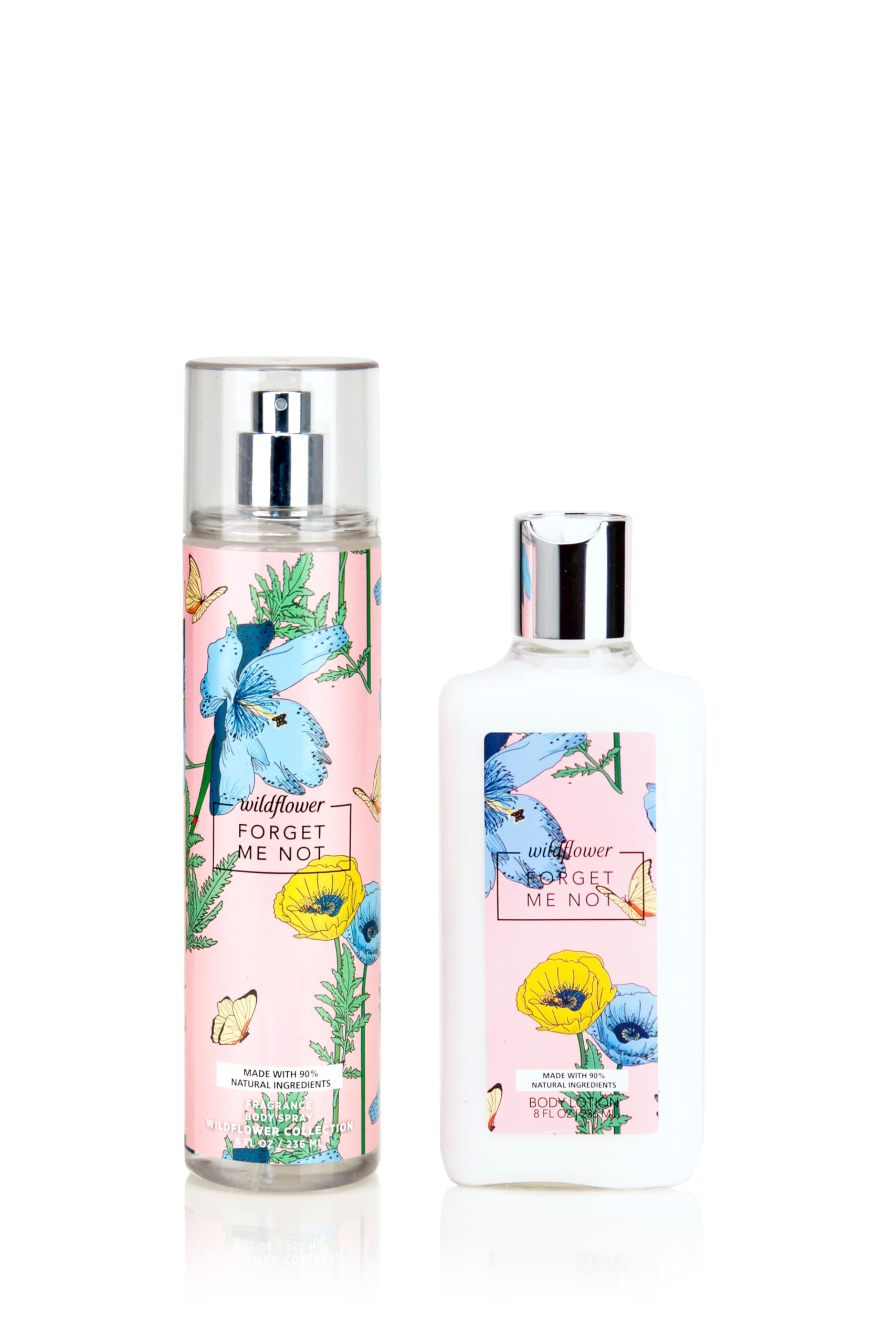So French Wildflower Collection Body Mist and Lotion Set (Forget Me Not)