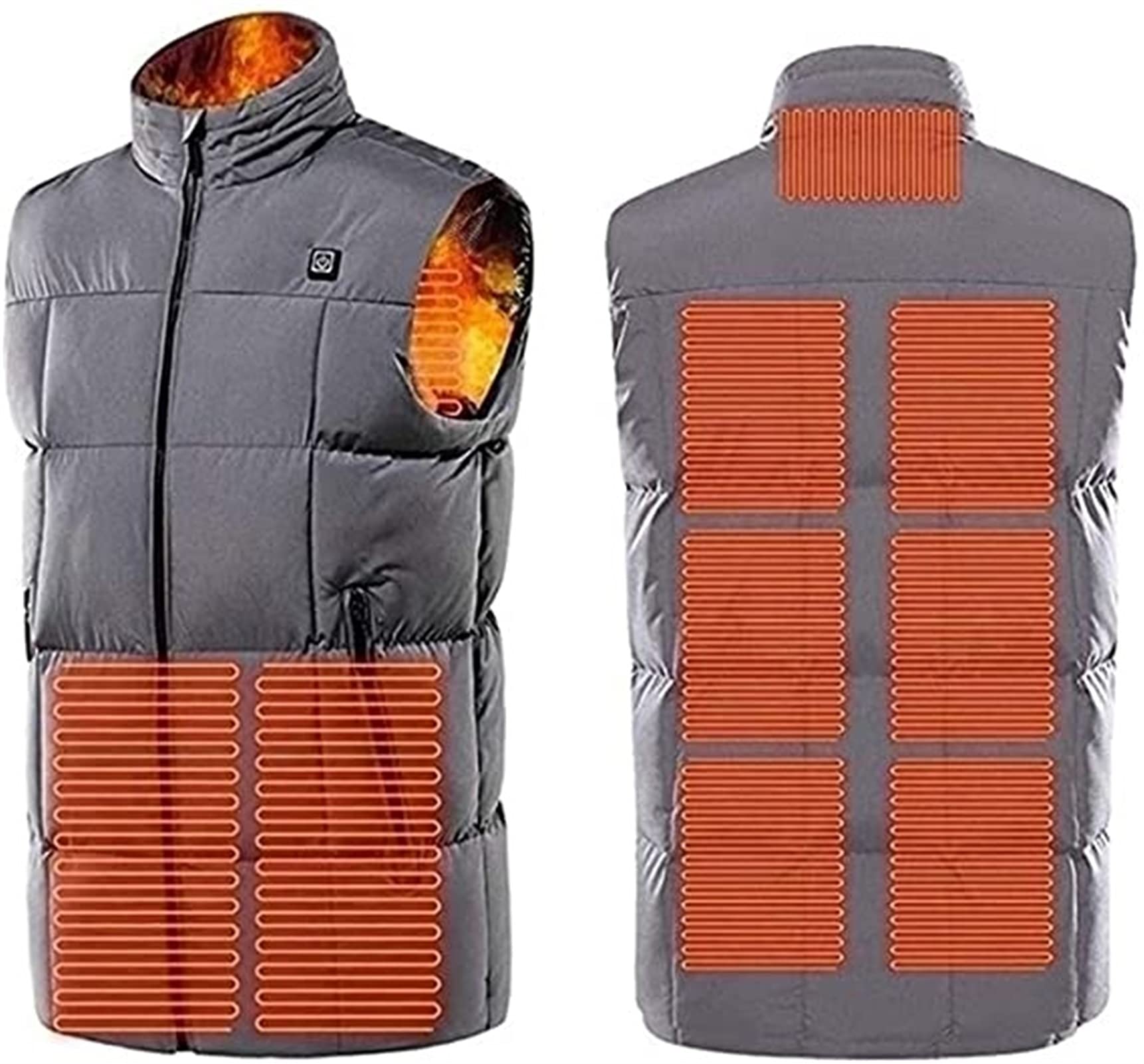Verwarmd Vest, 3 Niveaus Instelbare Temperatuur Elektrisch Verwarmingsvest Verwarmde