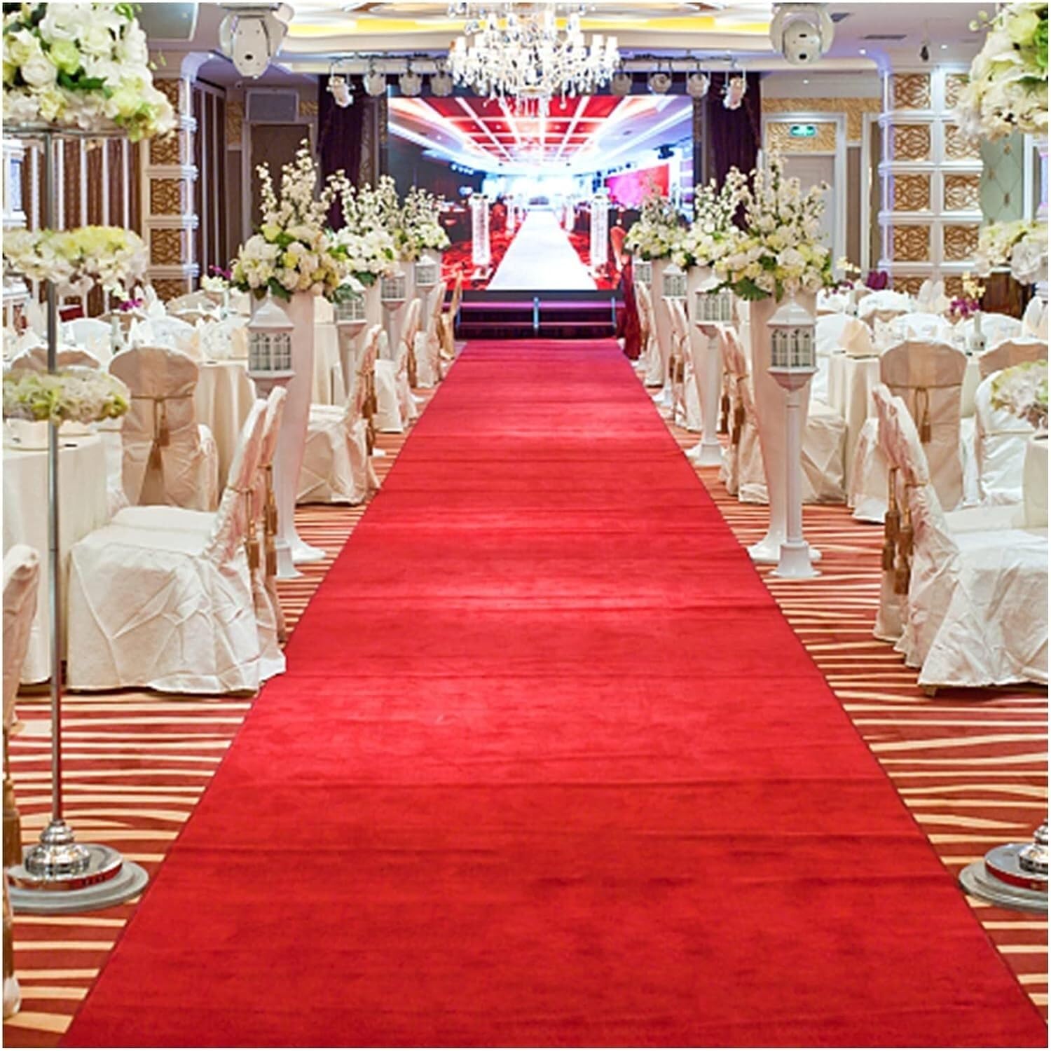 Tapis de mariage extérieur résistant pour cérémonie laïque au jardin