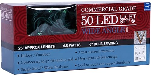 Vista 35 de Vickerman X6G6507PBG Juegos de luces GW Juego de luces Amarillo