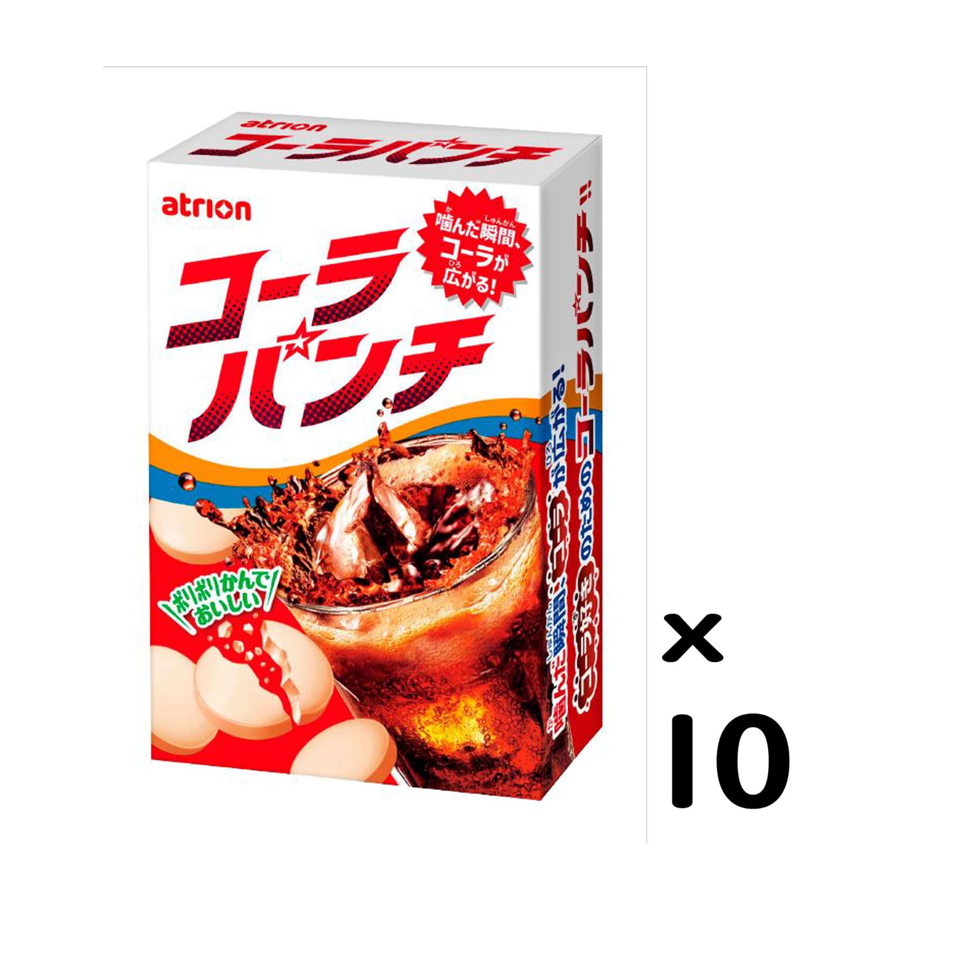 Amazon | アトリオン製菓 コーラパンチ 18粒×10個 | アトリオン製菓
