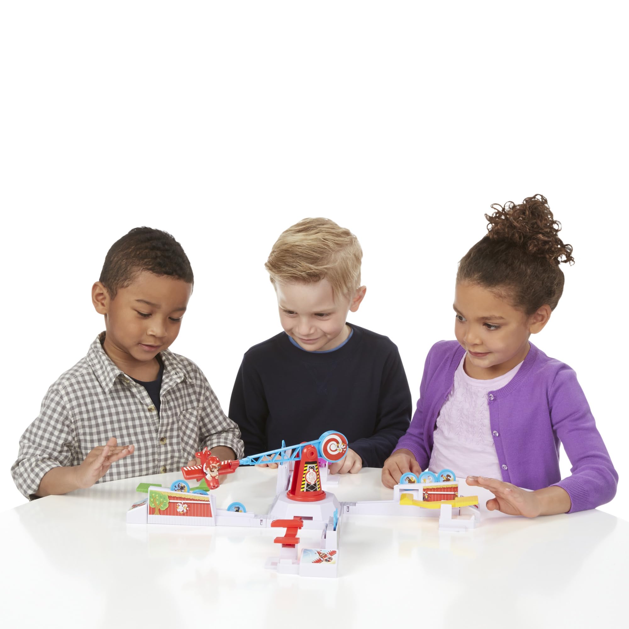 Hasbro Looping Louie 15692398 Jeu de fête 3D Amusant pour Anniversaire d'enfant, Jeu de société et de Famille, pour Enfants et Adultes, 2 à 4 Joueurs, à partir de 4 Ans