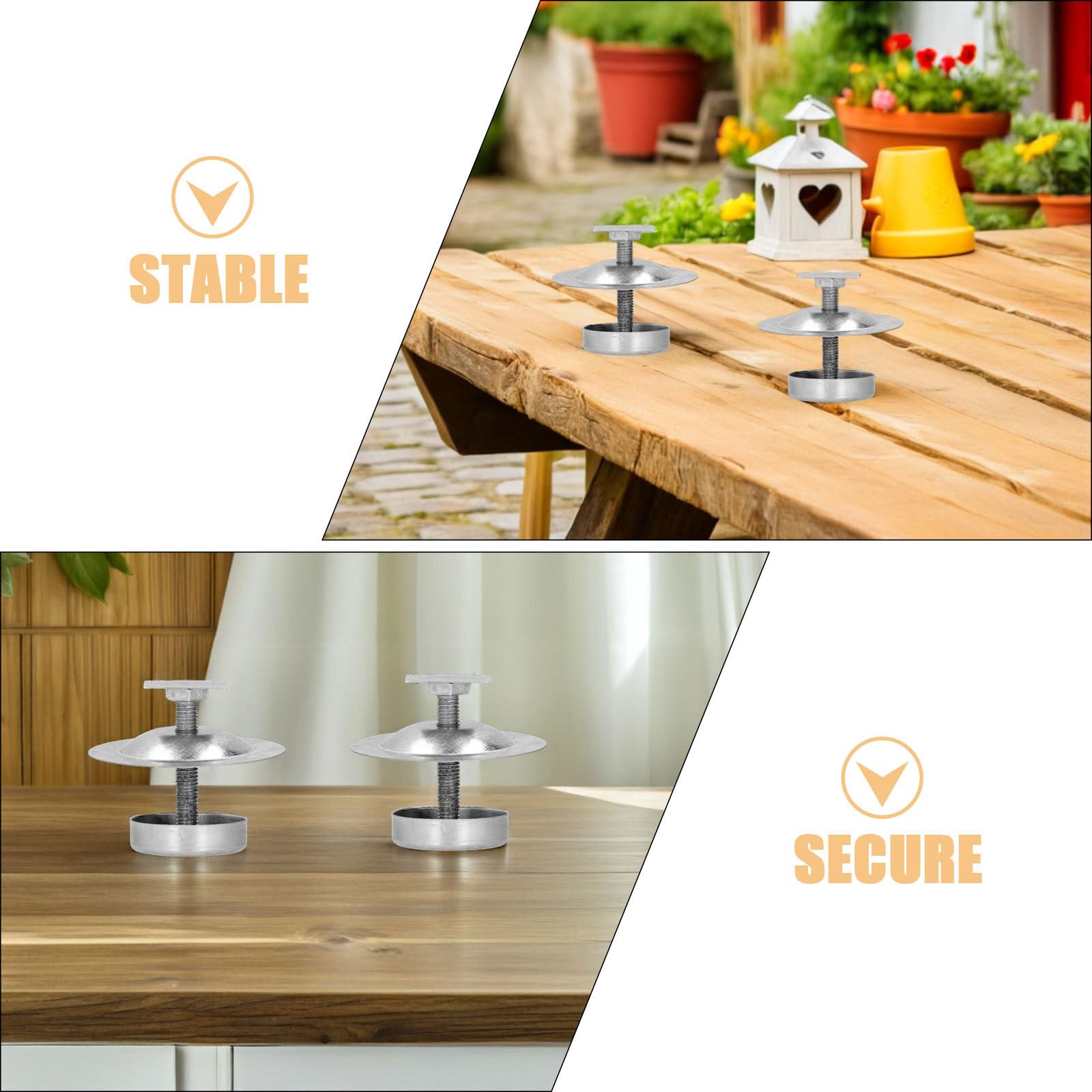 8 pezzi Supporti per Arnie in Acciaio Resistente Base Robusta per Apicoltura all Aperto Supporto Stabile e Facile da Montare per Giardino e Hobbisti Professionali