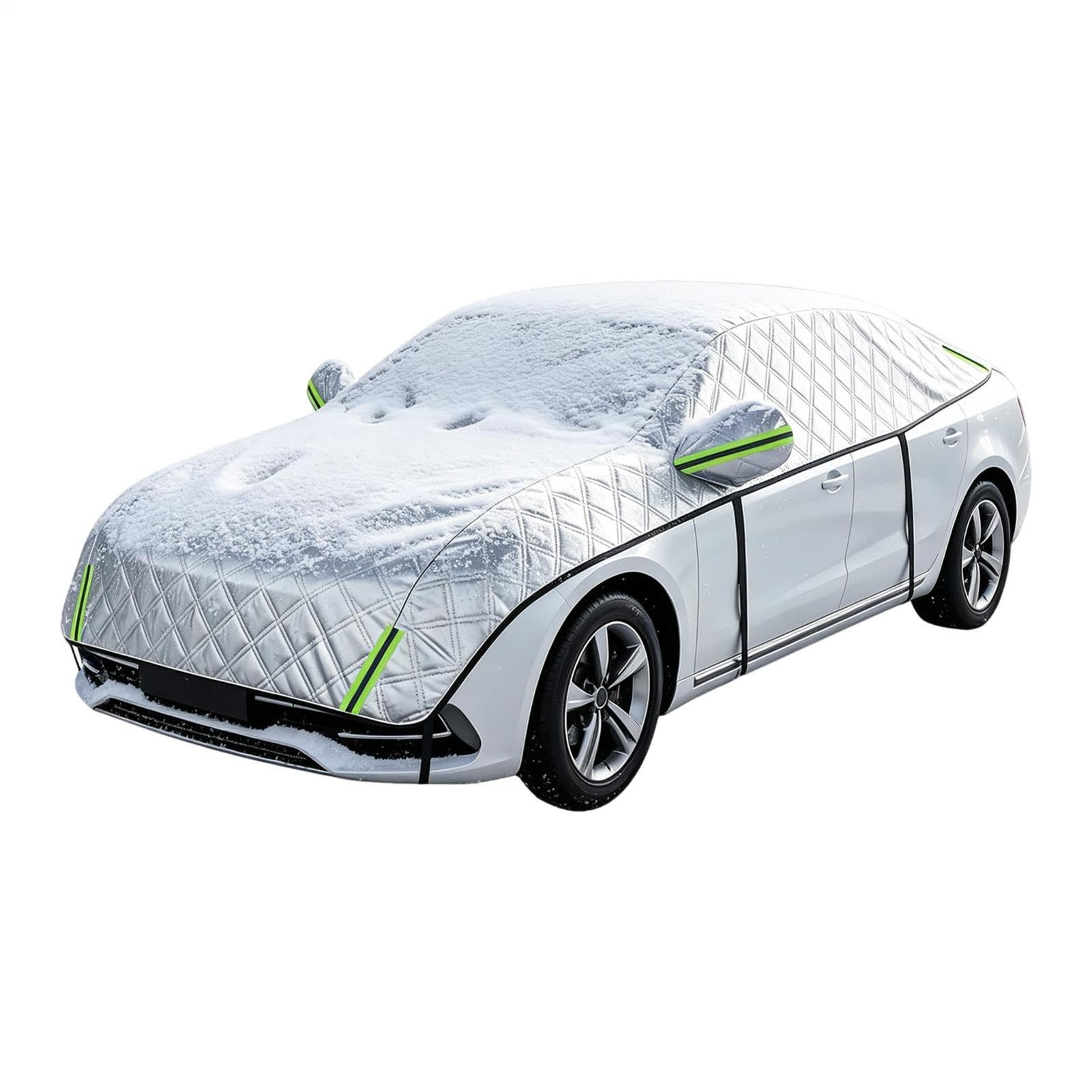 Car Bonnet Sun Shade - 208 Inch Aluminium Film Half Car Cover