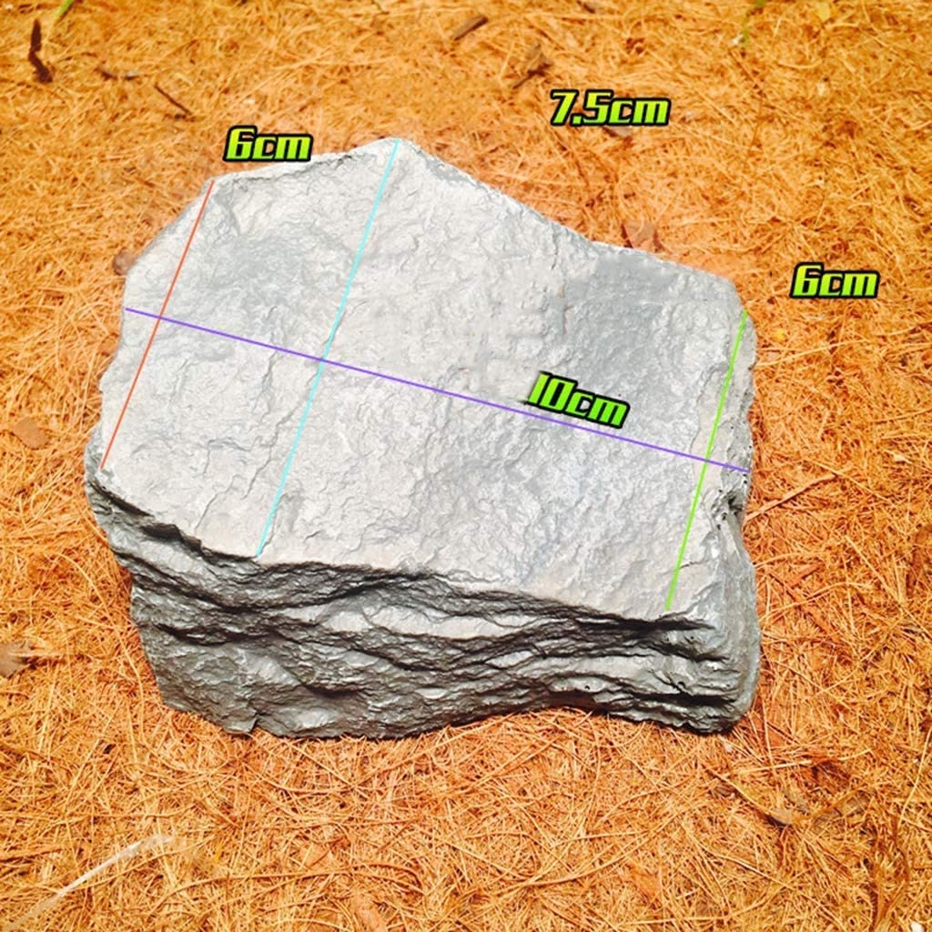 Escondite de Reptiles de Roca, Caja de Cueva de Reptiles, decoración de Esquina de hábitat, Lagarto, Tortuga, araña, escondites de Anfibios, Accesorios de Caja de Reptiles, Adornos