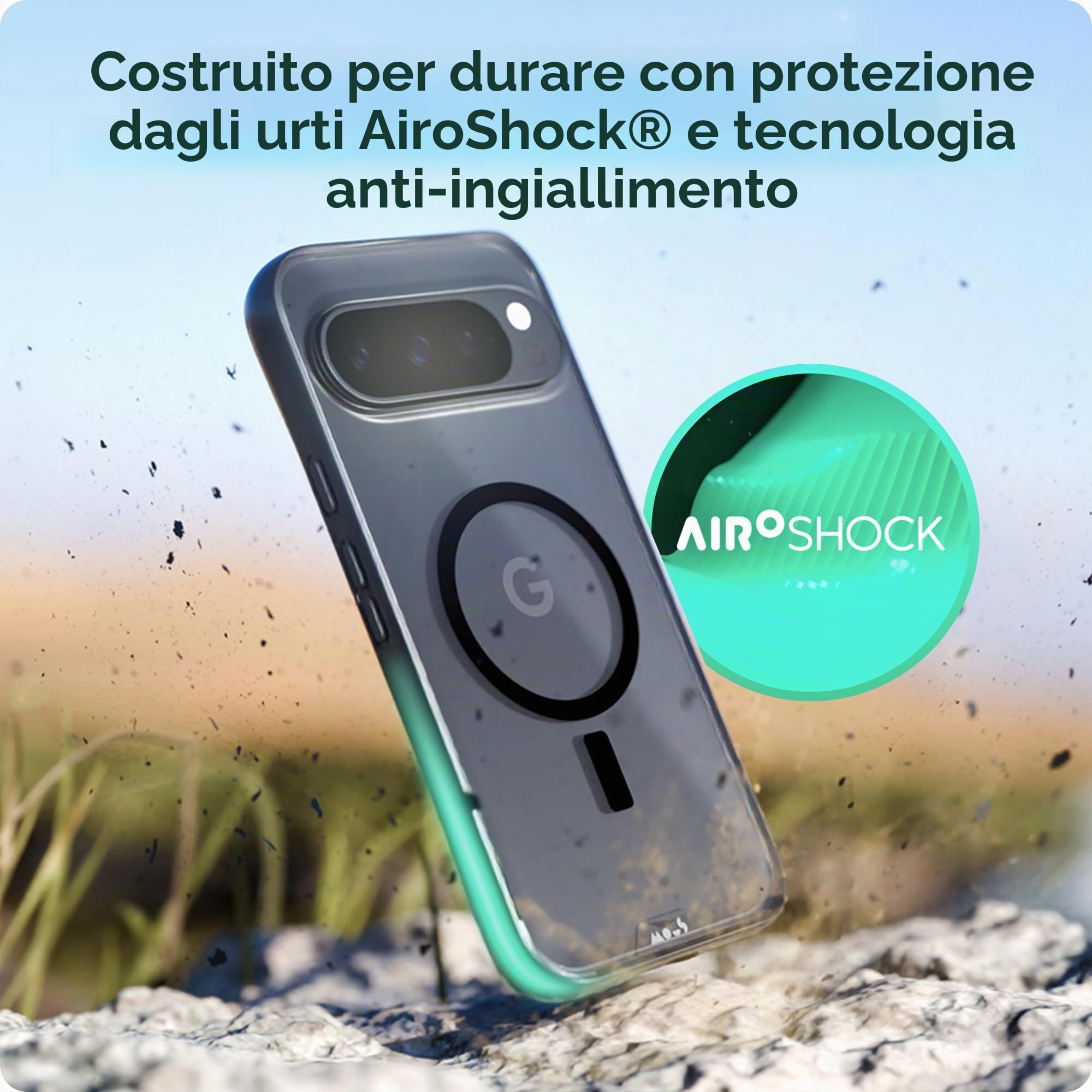 Mous Cover per Google Pixel 9 Pro XL MagSafe Compatibile Chiaro - Clarity 2.0 - Custodia Protettiva Antishock - Design Cristallino e Sottile Resistente ai Graffi