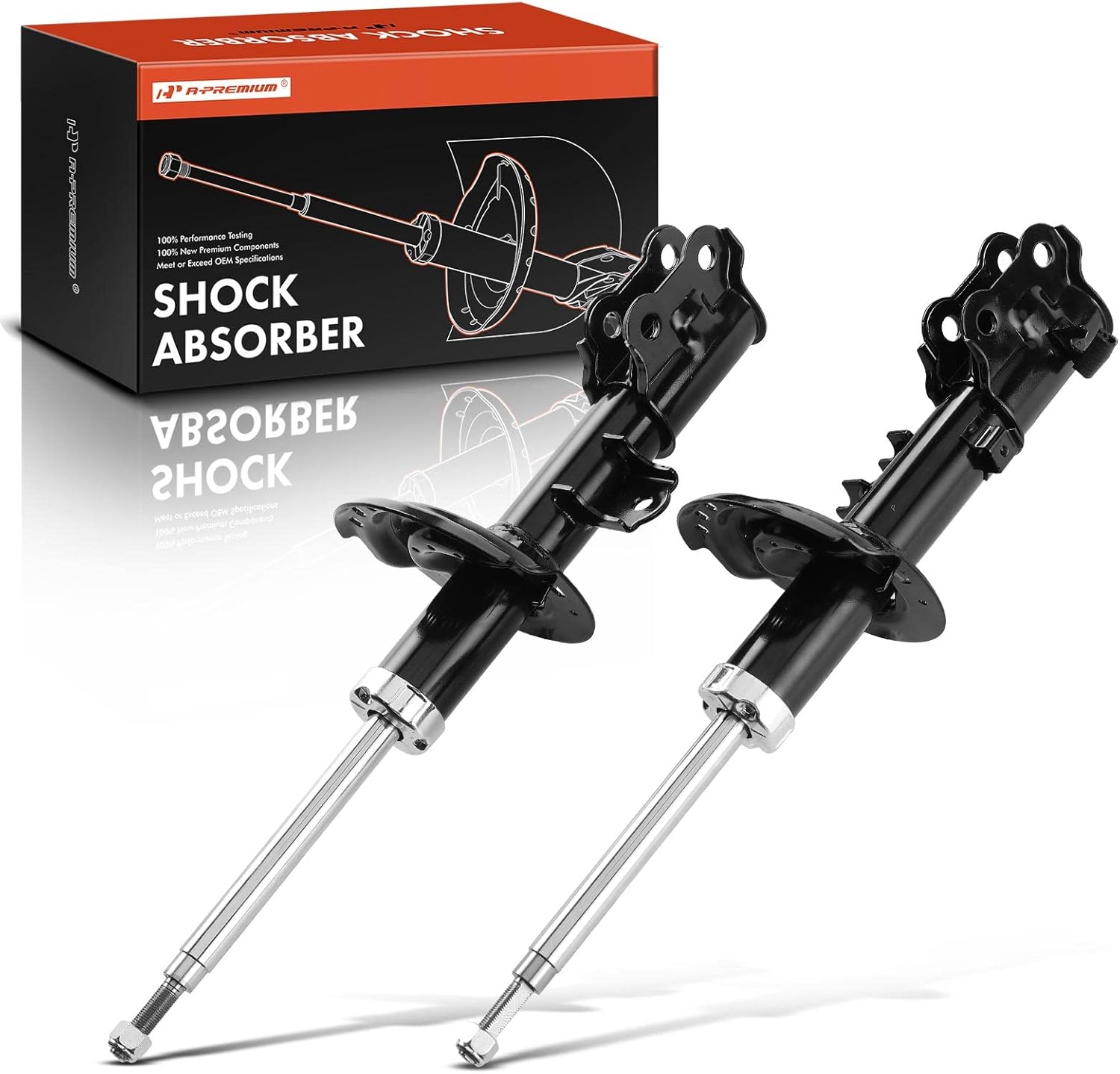 A-Premium Front Shock Absorber Compatible with Hyundai Accent 2012-2017 & Kia Rio 2012-2017, Driver and Passenger Side Front Strut fit Accent 2012-2017