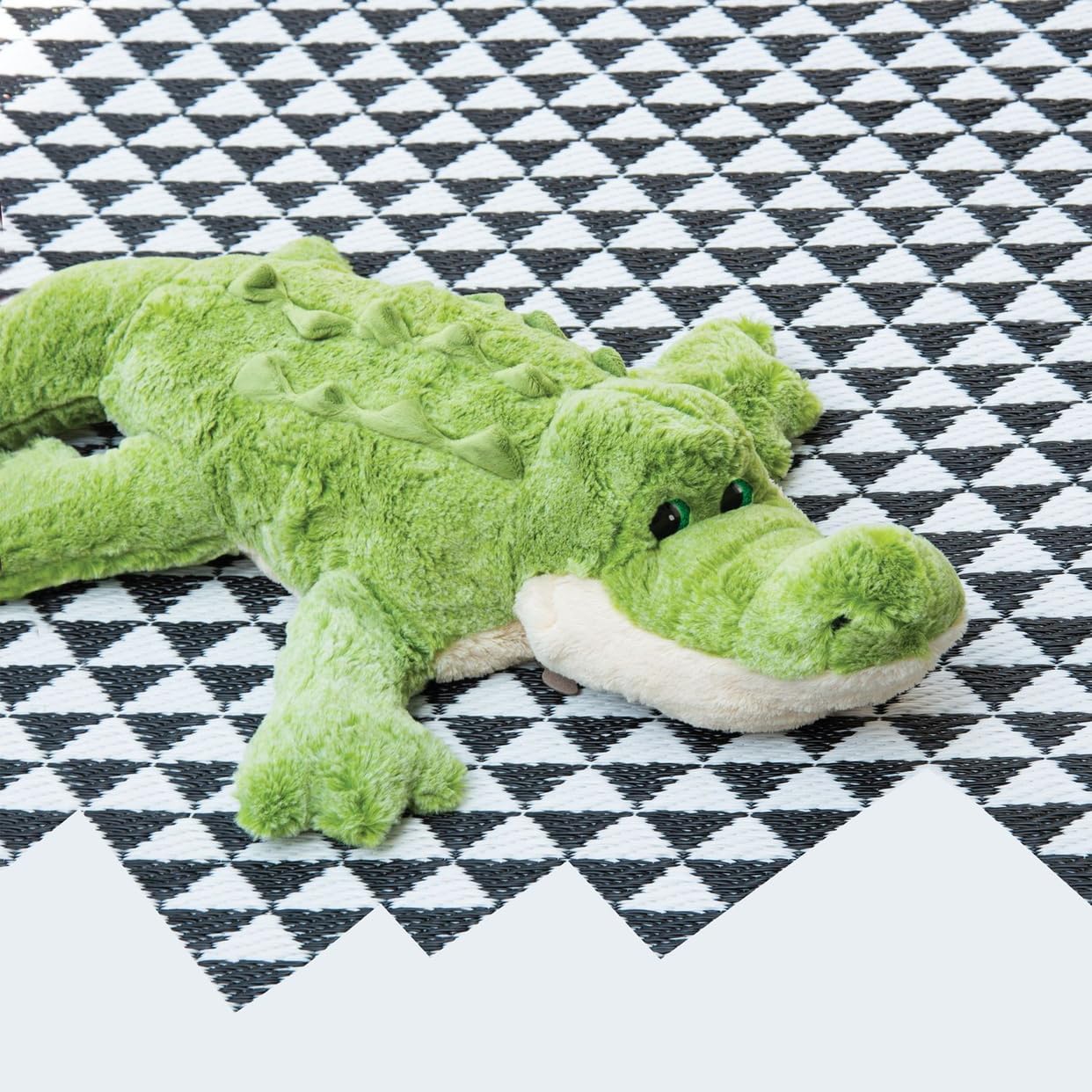 Histoire d'Ours - Muñeco de peluche de cocodrilo Talla:70 cm