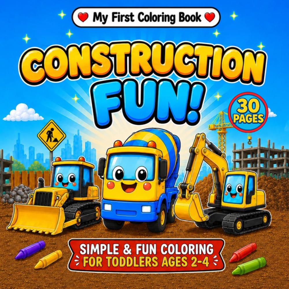 My First Coloring Book: Simple and Fun Coloring for Toddlers