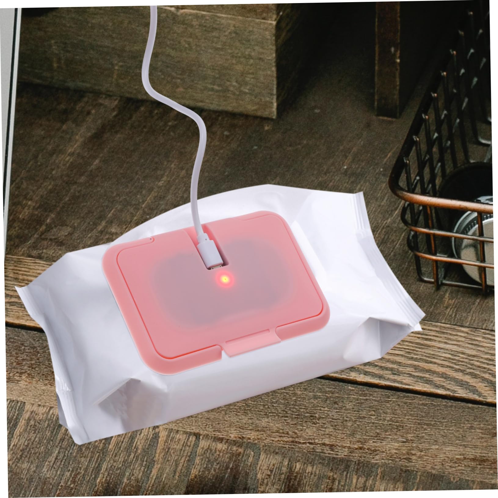 Toyvian 3 Piezas Limpie El Calentador Toallitas Calientes Para Pañuelo Húmedo Portátil Soporte Para Toallitas De Bebe Calentador De Toallitas Húmedas Chica El Plastico Viajar