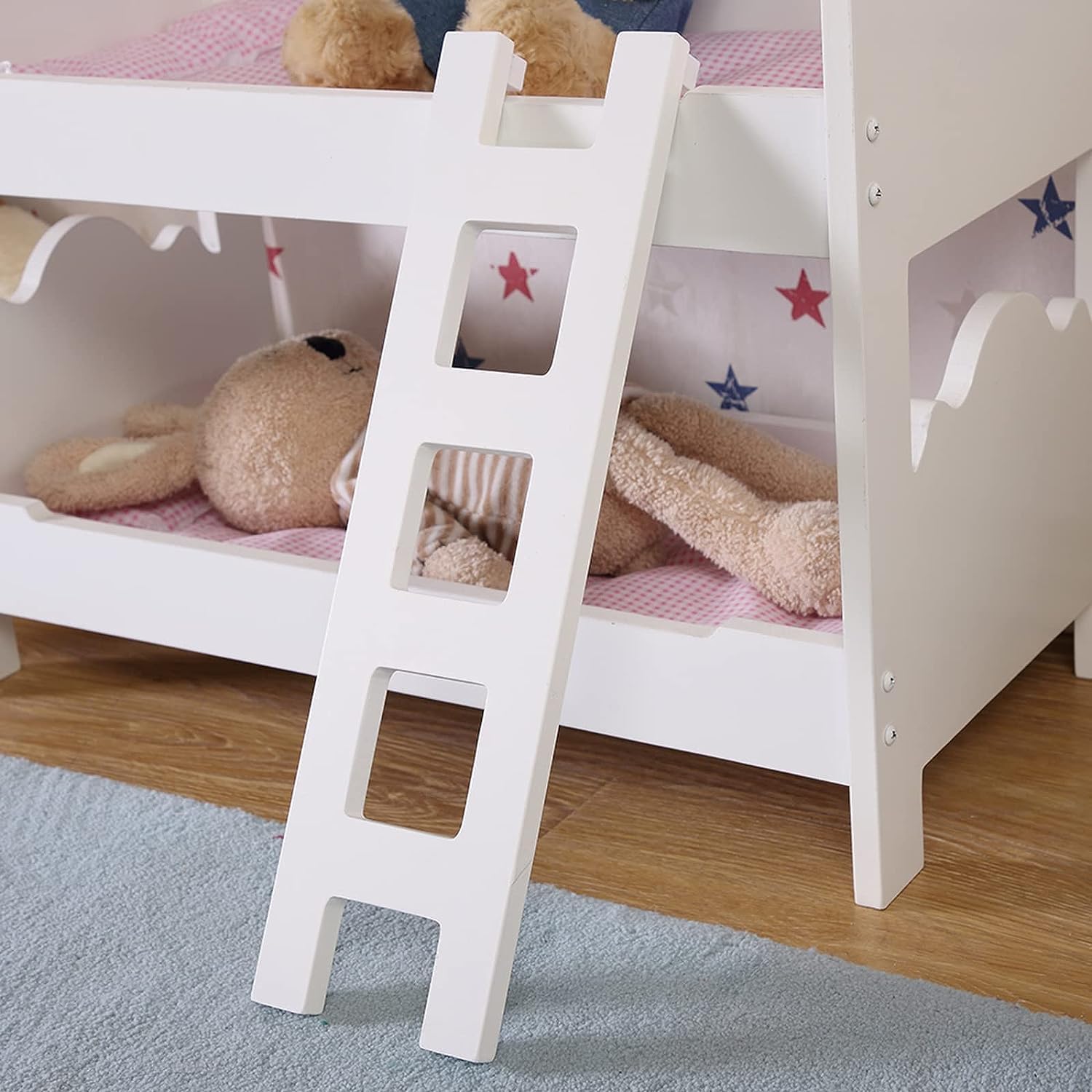 Amazon.co.jp: HILIROOM HILIROOM 木製人形 2段ベッド 人形家具