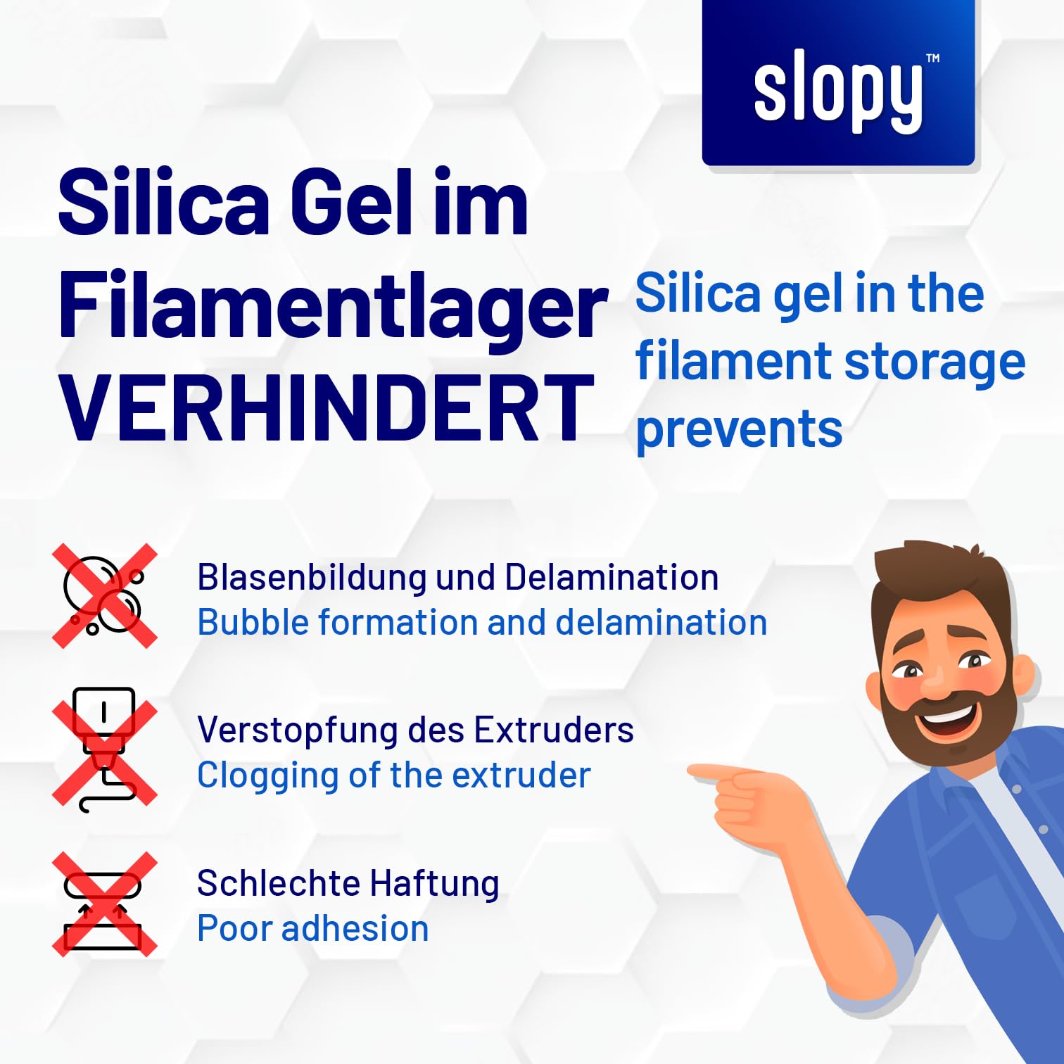Slopy Gel de silice 900 g