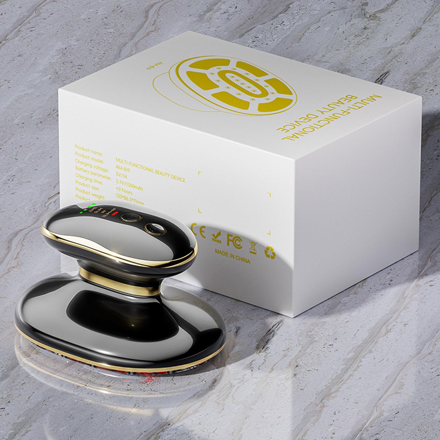 Sculpte Corps Professionnel EMS & RF, Dispositif Anti-Cellulite avec 4 Modes Amincissant, Raffermissement Peau, Remodelage Fessier et Cuisses Réduction Vergetures