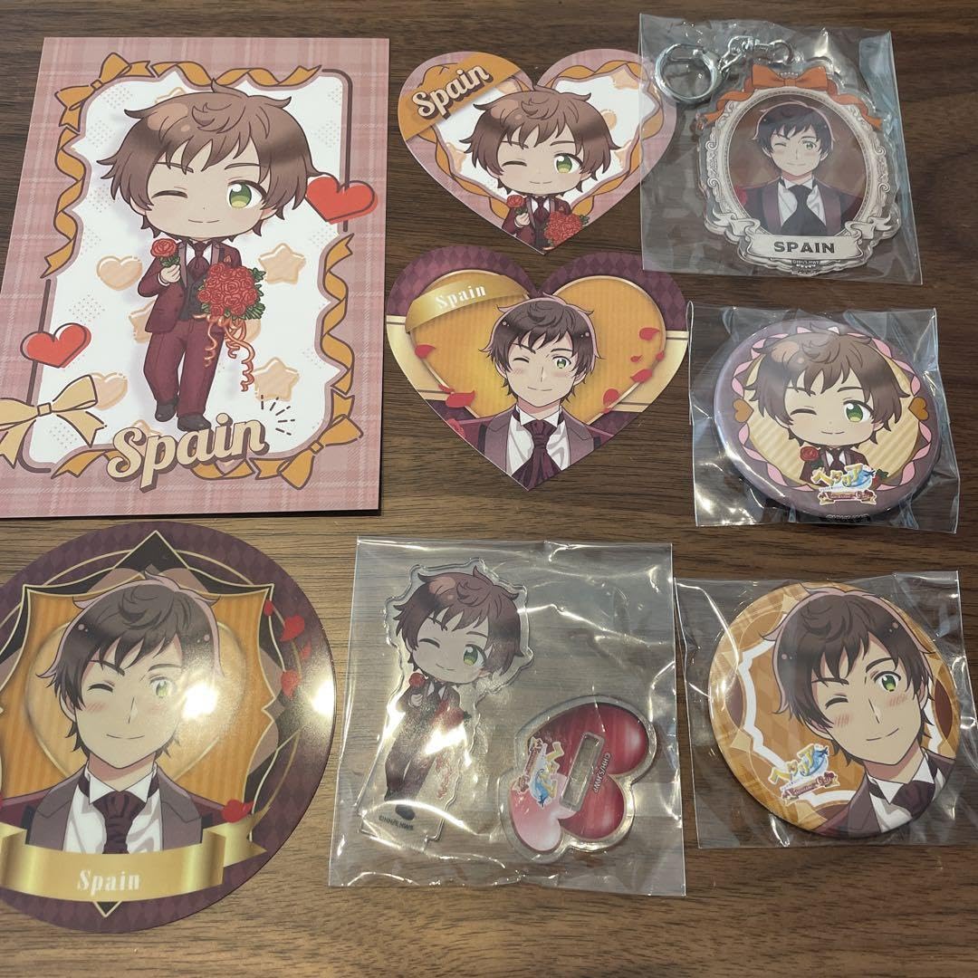 ヘタリア　スペイン　まとめ　グッズ　【処分価格】 ヘタリア】グッズ・缶バッジ・アクリルグッズ。ねんどろいど等を