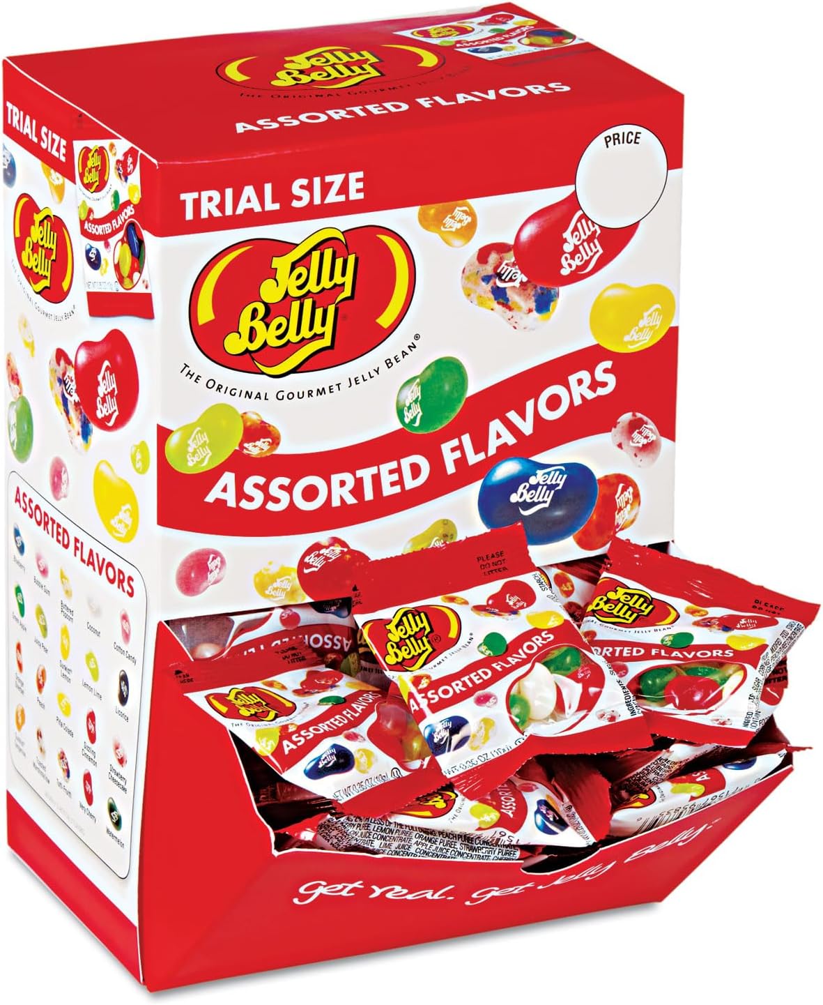 Jelly Beans, Assorted Flavors, 0.35-Ounce Bags (Pack of 80)
