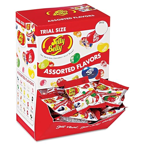Jelly Belly Jelly Beans, 20 sabores, paquetes de tamaño de prueba de 0.35 onzas, 80 unidades