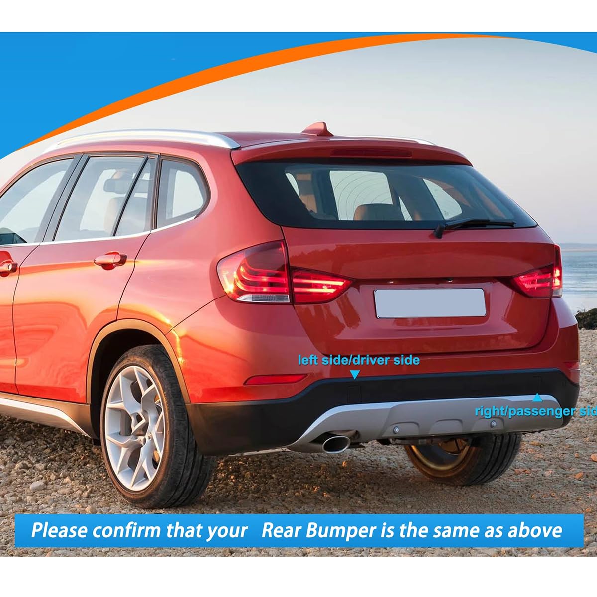 Copertura Gancio Traino Posteriore Per BMW X1 E84 (2013-2015) – In ABS, Sostituzione Diretta, Robusta E Affidabile