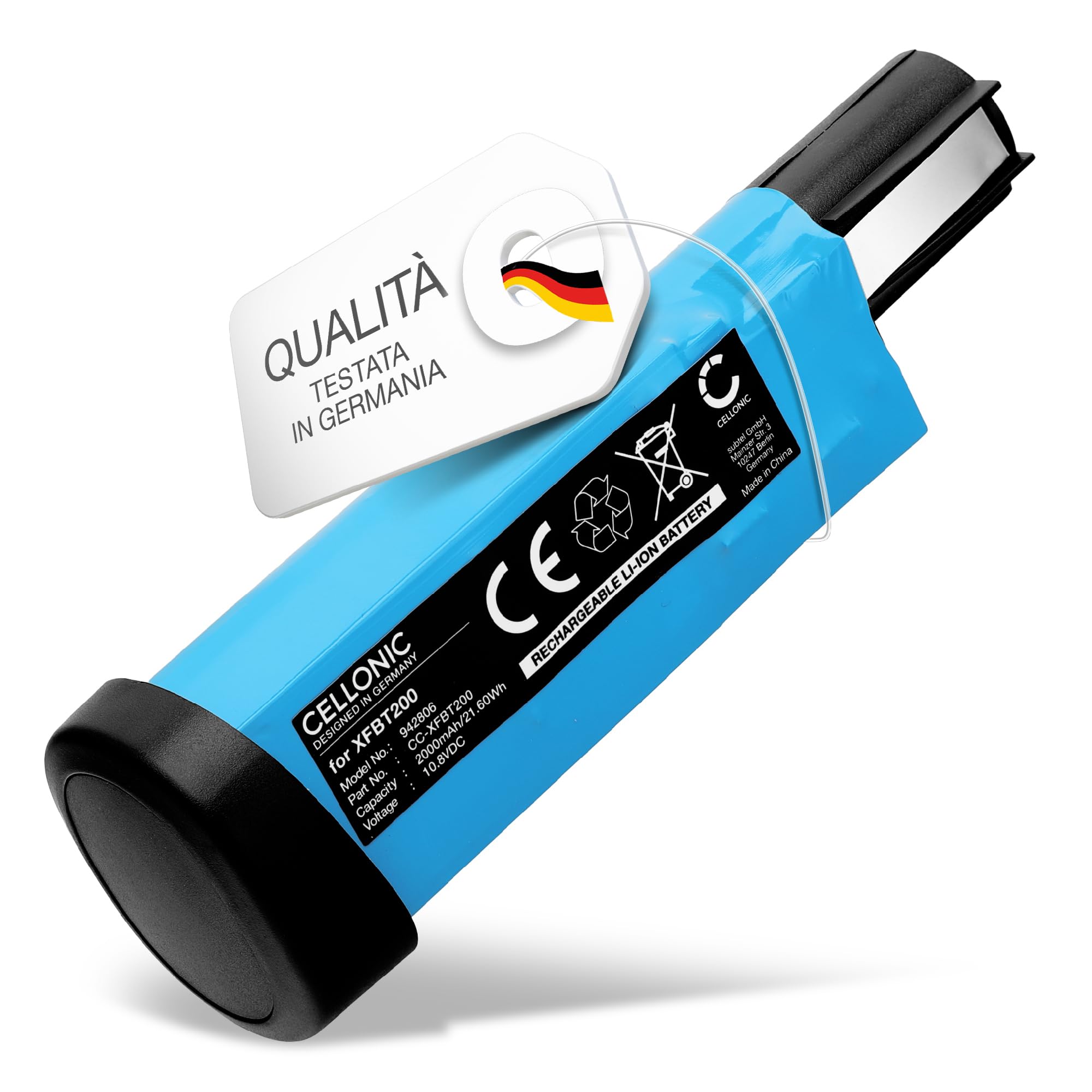 CELLONIC Batteria compatibile con Shark WV200UK, WV200, UV200CCO, XFBT200