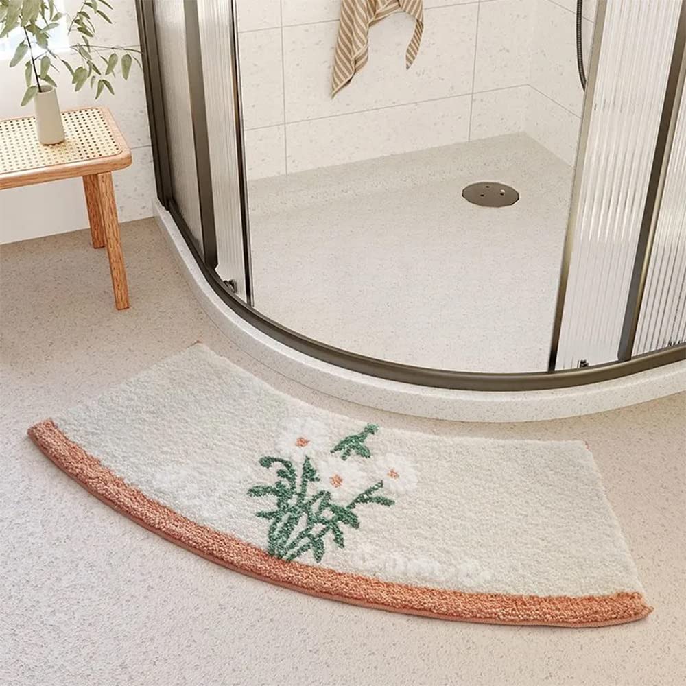 Tapis de sol incurvé antidérapant pour éviter les glissades