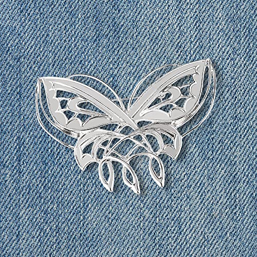 Image of Butterfly Brooch Pin Corsage, Sweater Dress Shawl Elegant Jewelry Accessory Decor for Wedding Birthday Party Christmas Gift