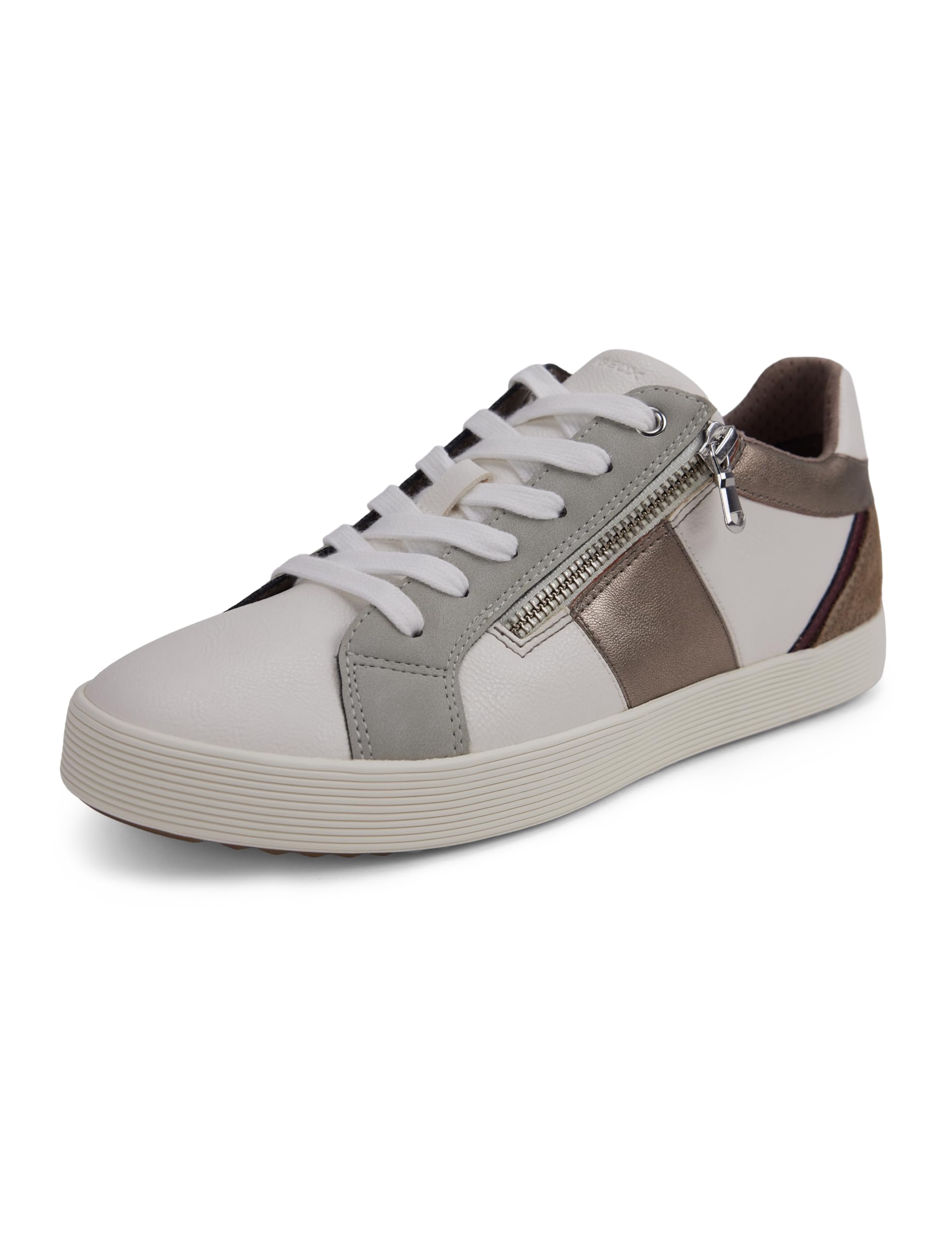 Geox Women's D Blomiee Trainers, Beige, 5 UK