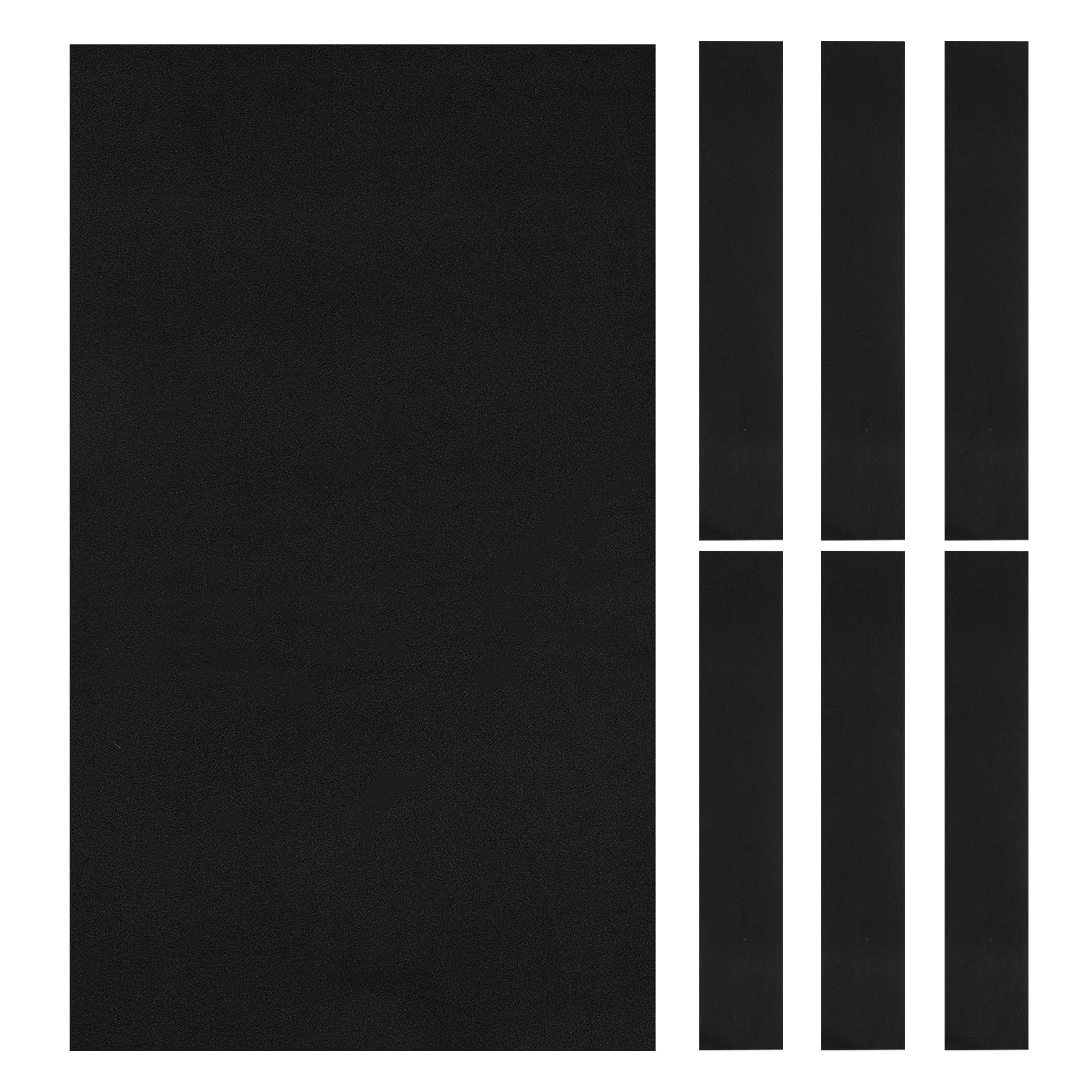 YELARXI Billiard Cloth Pool Table Felt, 8ft with 6 Cloth Strips Thickened Fit for Home Clubs Bars Indoor Sports Games (1Set, Black) — image 1
